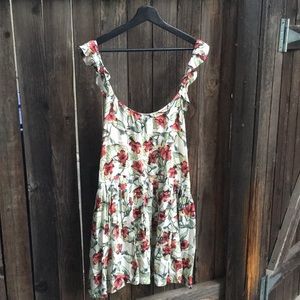 Off White Floral Summer Dress Free People